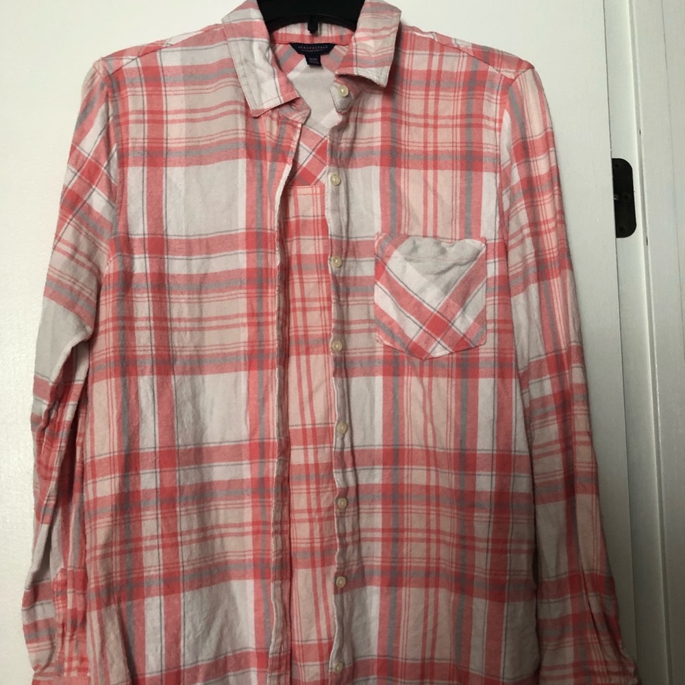 Aeropostale plaid button up! NEVER WORN!!